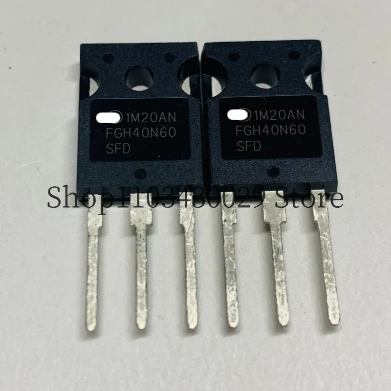 10Pcs New Original FGH40N60SFD FGH40N60 TO-247 40A 600V IGBT Transistor