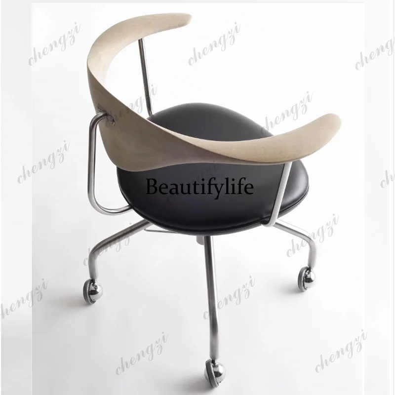 Silla de Oficina Italiana Minimalista TTT, Silla de Juego Moderna de Diseño, Sillas Portátiles de Oficina, Sillas de Oficina