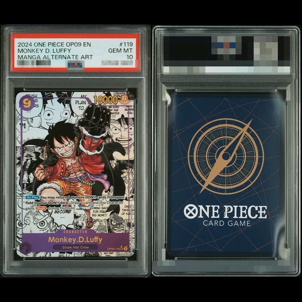 قطعة واحدة لوفي ألت آرت SEC جوهرة النعناع الإنجليزي 10s بطاقة الصف المذهل P.S.A 10 جامع بطاقات الوكيل المتماثلة عالية الجودة