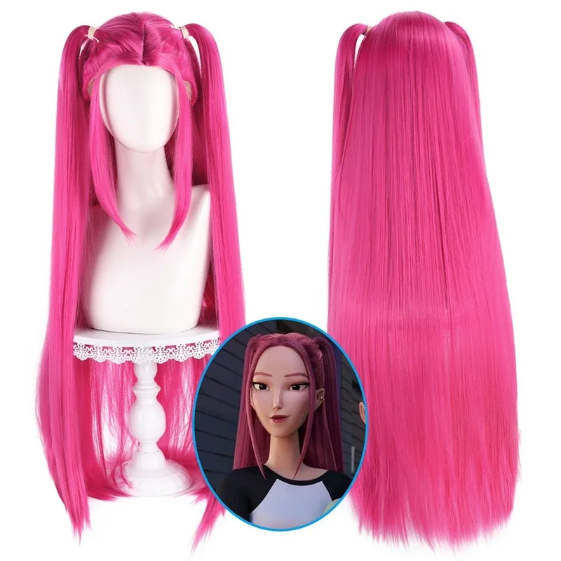 

Demon Hunters Anime Kpop Cosplay Wigs For Rumi Mira Zoey Cosplay Wigs WigCap Christmas Halloween Cosplay Costumes Accessories