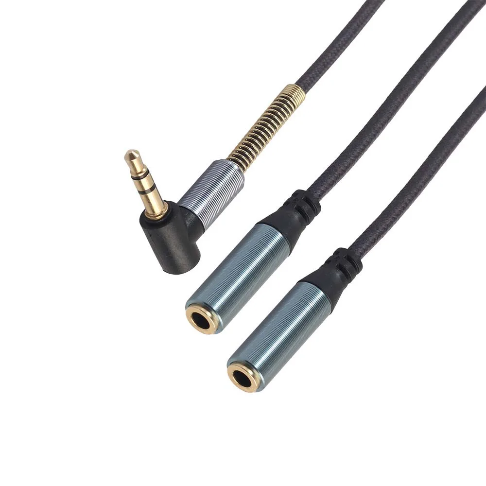 3.5mm Audio Headset Jack Splitter Share Cable Adapter Audio Extension Cables Y Splitter Cable Audio Cable Headphone Adapter