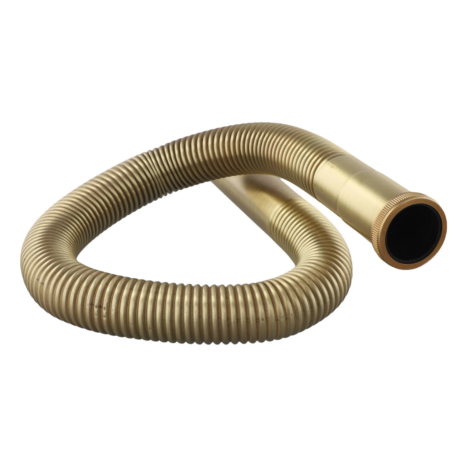 1pc Flexible Hose Brass Hose Siphon Flexible Sink Drain Bathroom Kitchen Basin Water Tube Pipe Home Improvement Plumbing Fixture