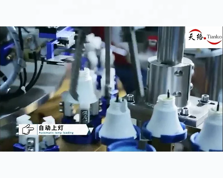 Fully Automatic Device Custom Shenzhen Supplier LED Bulb Assembly Machine Lamp Robot Production Line Equipment Machinery