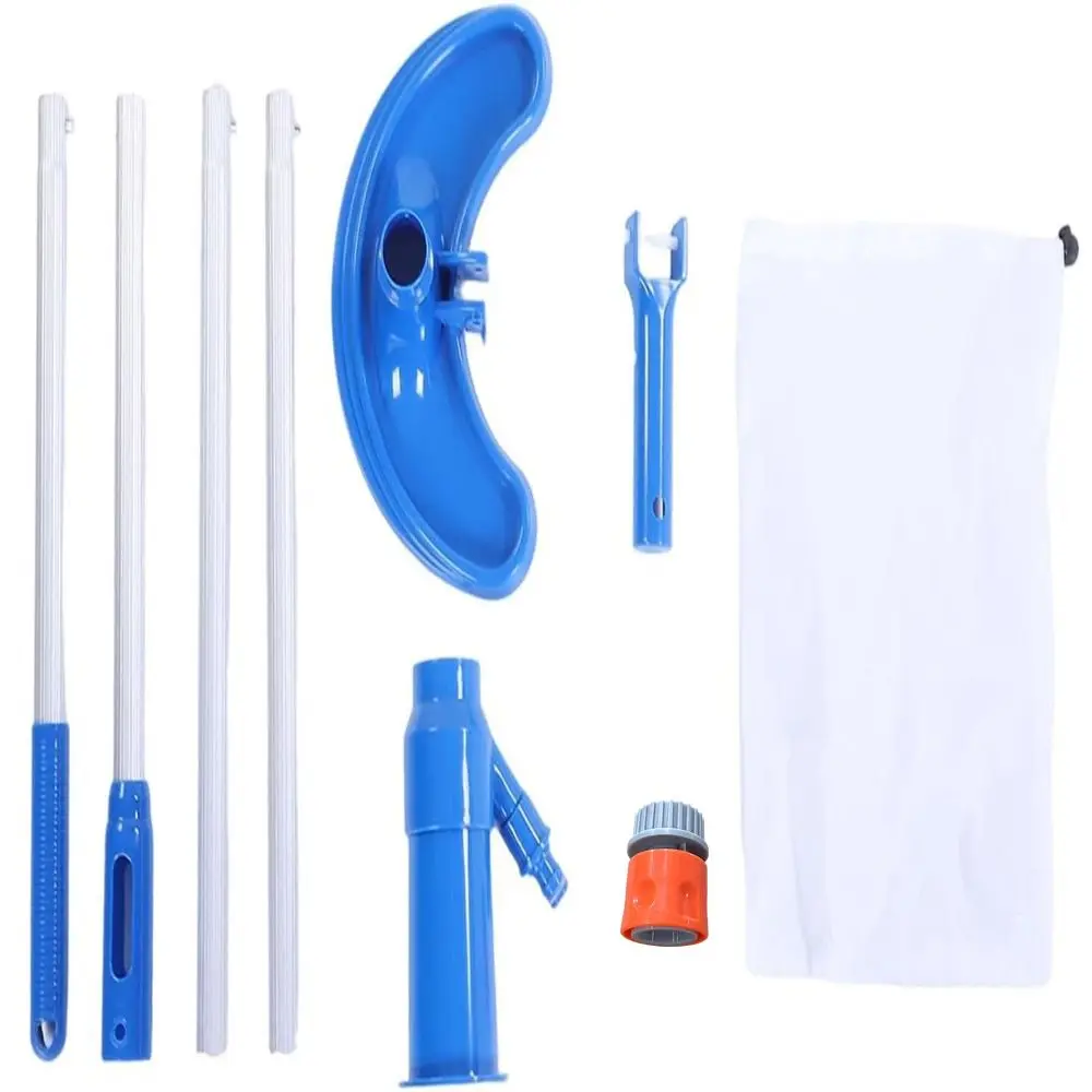 Durable Easy Assembly Pool Vacuum Cleaner Multi-Functional Efficient Underwater Pool Skimmer Garden Hose Vacuum Spas