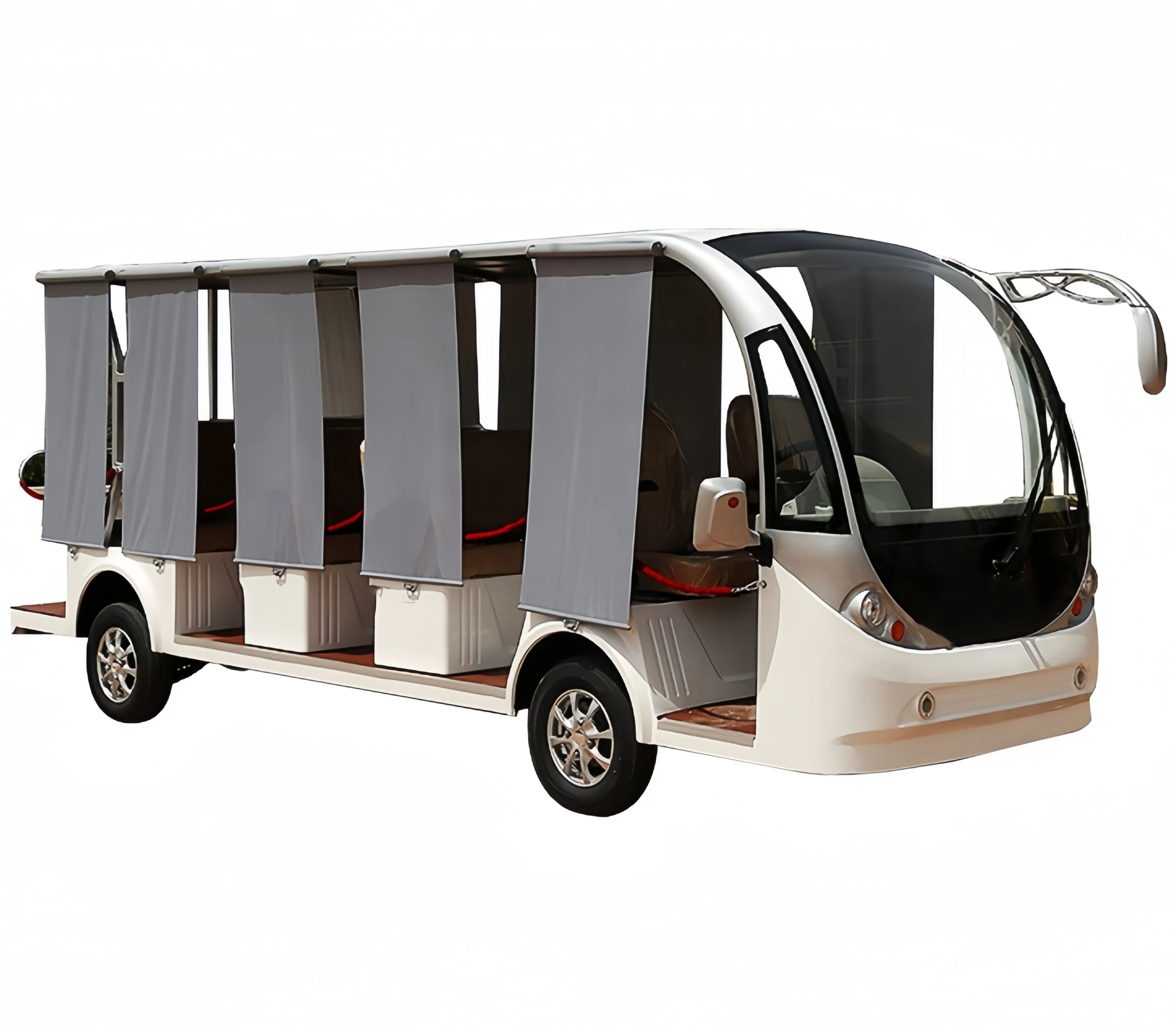 High Quality Tourist Bus Sightseeing 48v Electric 14 Seats Electric Sightseeing Vehicle