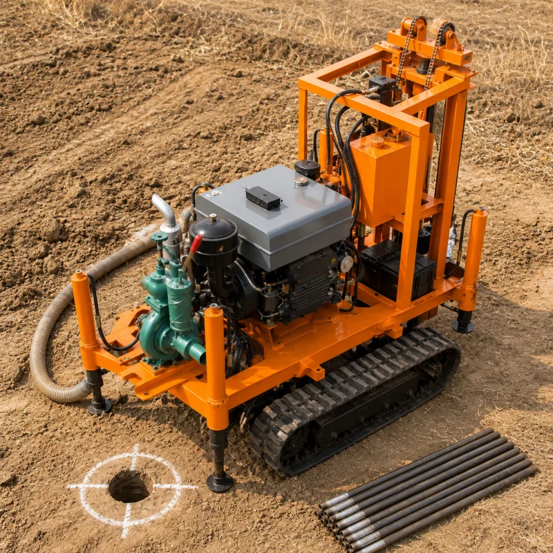 Heavy Equipment Sales - Potente Equipo de Perforación Hidráulica para