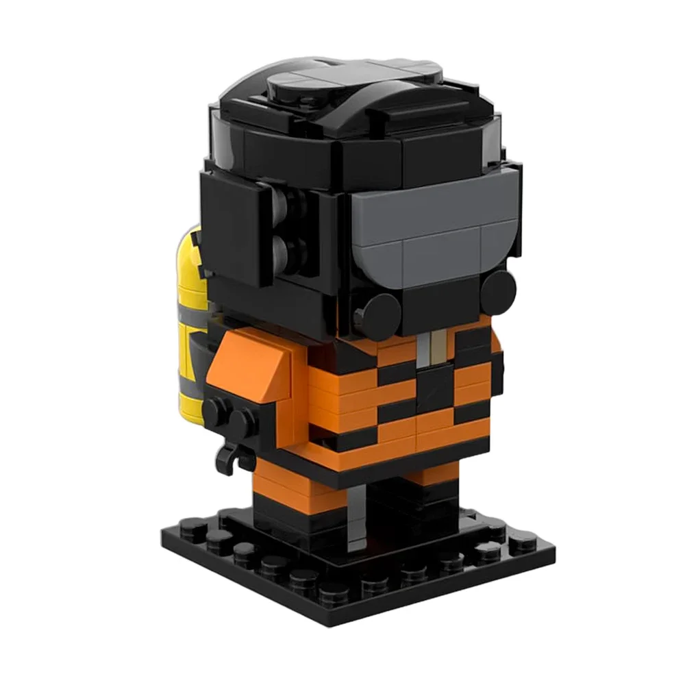 Gobricks-Juego de terror MOC, compañero de tripulación tradicional, Brickheadzs, bloques de construcción, juego de tripulación y monstruo, personajes, ladrillos, juguete para regalo