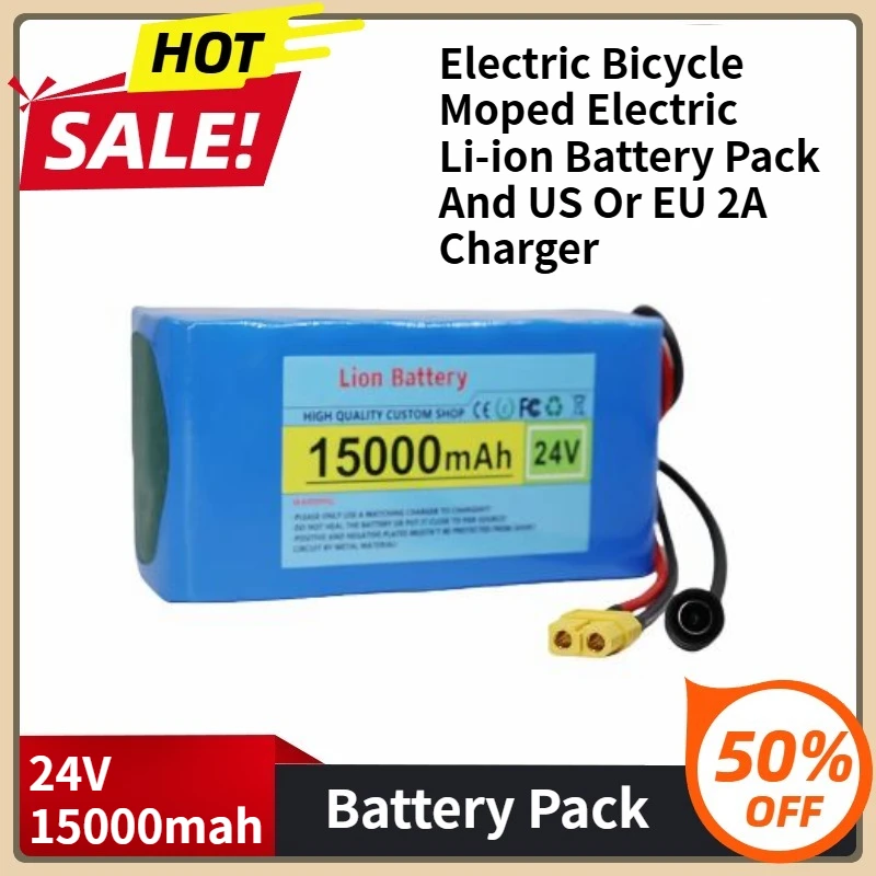 

18650 29.4v 350W 500W Electric Bicycle Moped Electric Li-ion Battery Pack And US Or EU 2A Charger 7s3p 24V 15Ah Lithium Battery