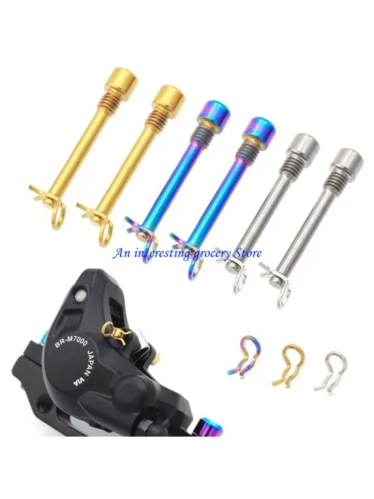 

652D 2Pcs Alloy Disc Brake Caliper Bolts Adjustment Screws Accessories MTB Bike Screw Repair