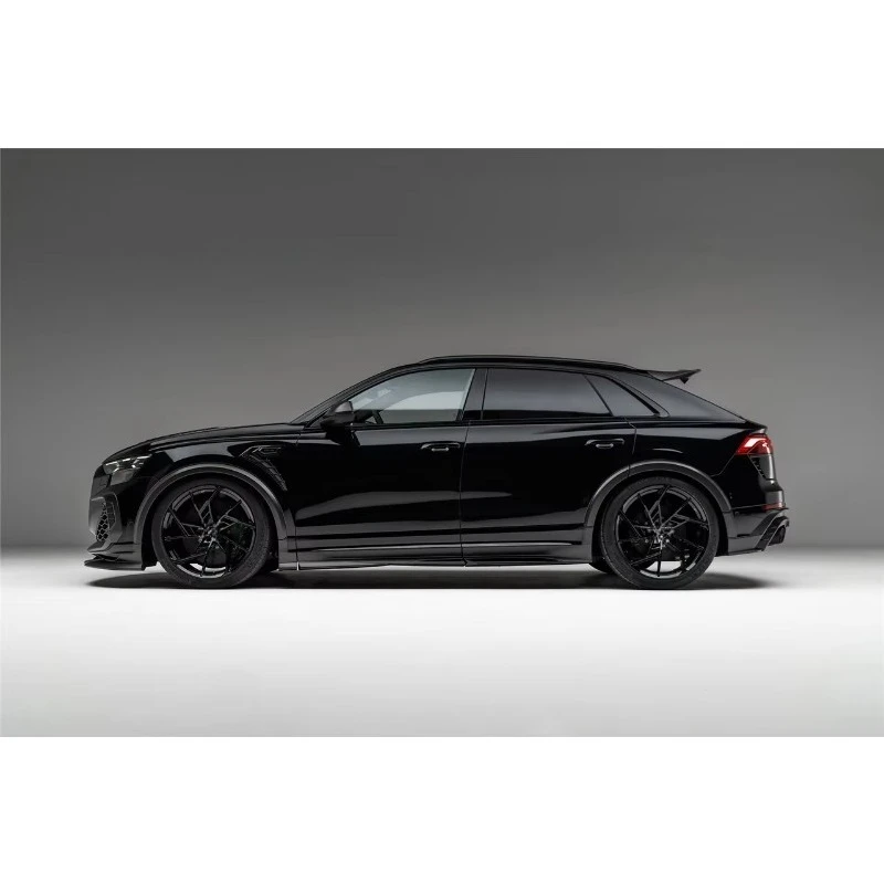 Dry Carbon Fiber 21-25 RSQ8 a Style Body Kit Front Lip Side Vents Grille Sdie Skirts Fender Flares Rear Diffuser Roof Spoiler