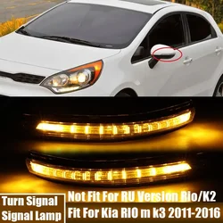 LEDディスプレイ付きバックミラー,車の信号,左右のサイドライト,点滅ライト,起亜k3 2011-2016用