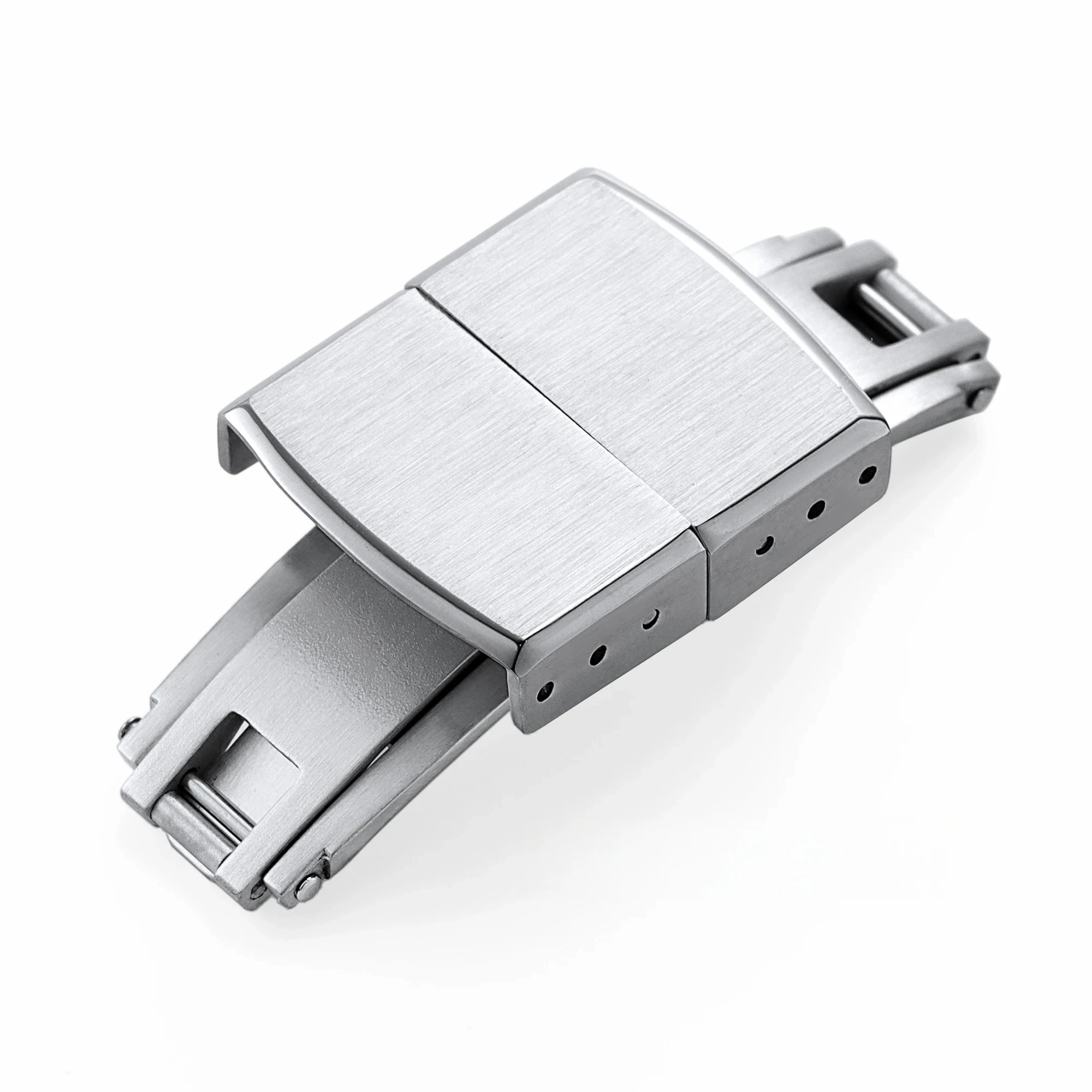 مشبك نشر زنبركي من Delugs مناسب تمامًا لساعة رولكس كارتييه أوميغا الأصلية ومشبك حزام الساعة البديل