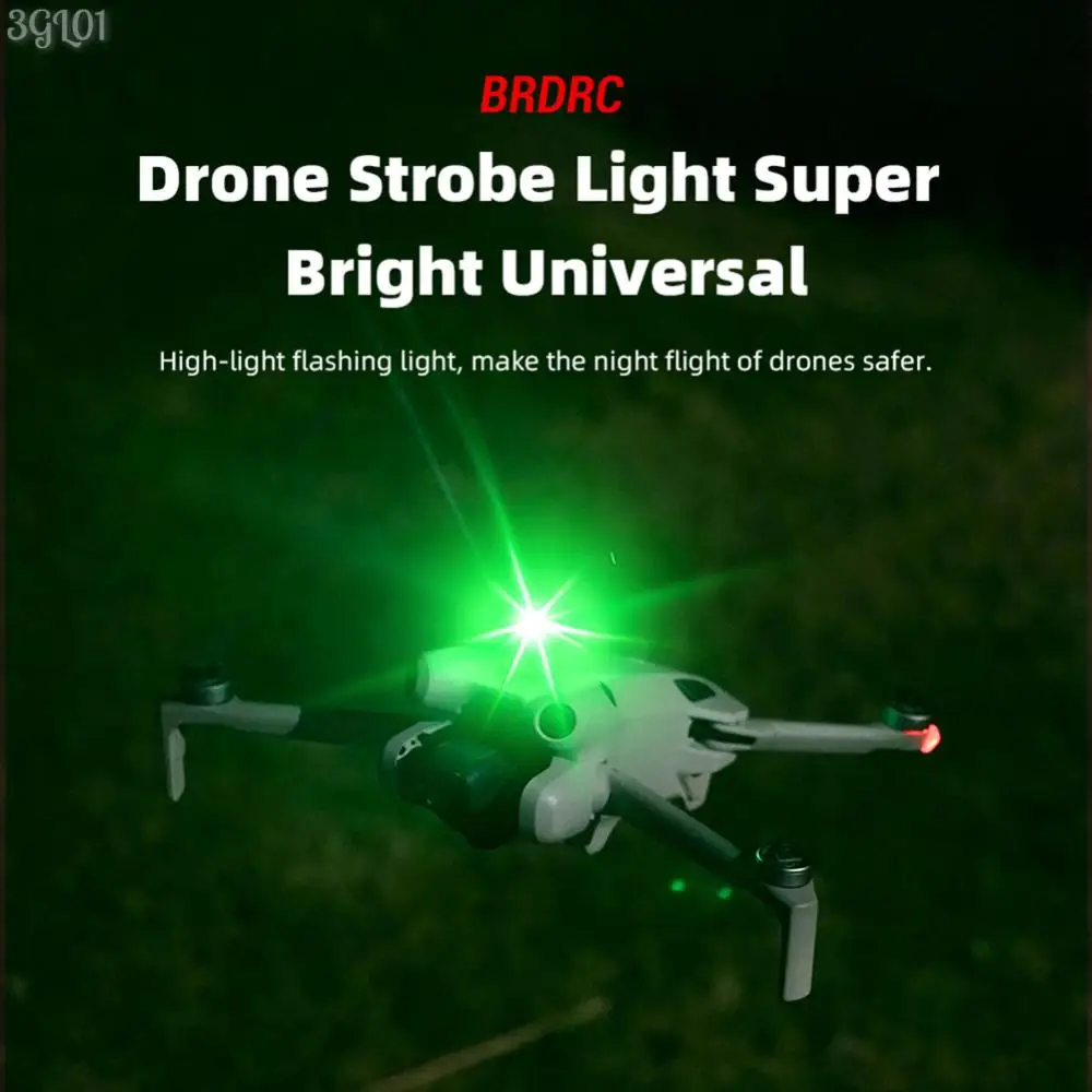 Night Flight Anti-collision Light Night Flying Signal LED Lamp Wireless LED Drone Strobe Light for DJI Avata 2/ Mini 3/4 Mavic 3