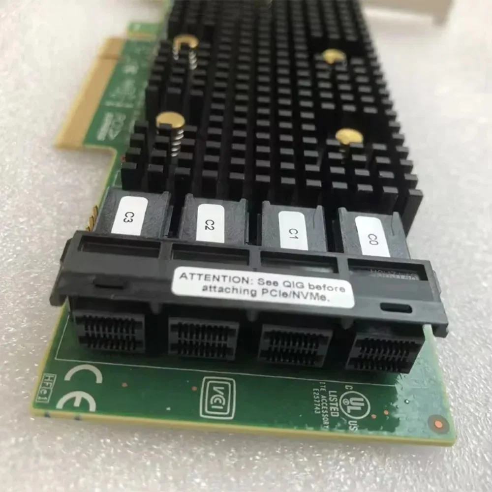 LSI 9400-8i/16i 12Gbps SAS/SATA HBA 카드 PCIe 3.0 x8 IT 모드(NAS/서버용, 케이블 옵션 포함)