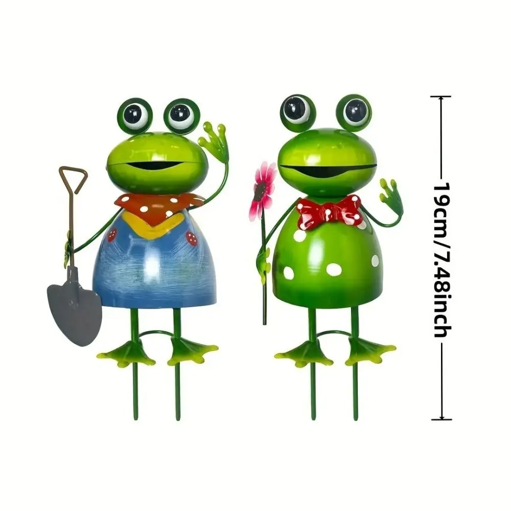 المشهد الصغير الديكور تمثال الضفدع المعدني الإبداعية لطيف ثلاثية الأبعاد الضفدع تمثال الفن مضحك الحيوان المنمنمات النحت حديقة