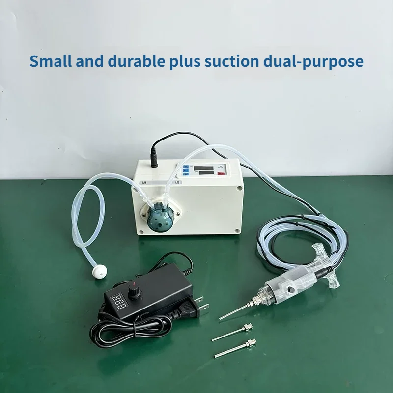 for Small Bottle- Essential Oil, Perfume Sample, E-Liquid, 0.5ml-24ml Lab Quantitative Dispenser，Handheld Liquid Filling Machine