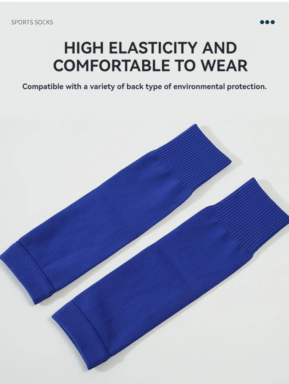 Loogdeel Fußball-Beinschoner-Socken für Erwachsene und Kinder, Schienbeinschützer, Wadenschutz-Socken, Beinabdeckung, atmungsaktive Sportsocken – Detail 8