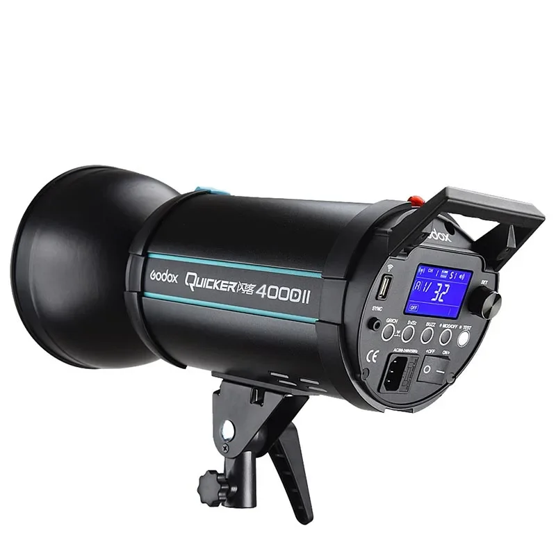 Professional Quicker 400DII 400W Studio Flash Light Strobe Lamp Quicker D Series studio flash light