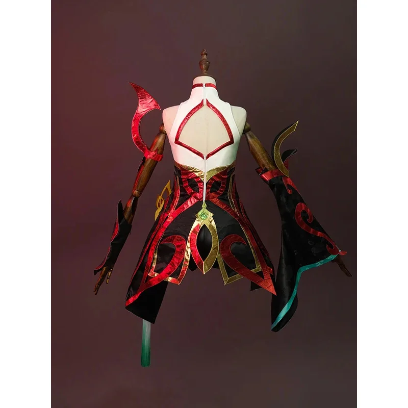 أزياء ROLECOS LOL Mythmaker Irelia التأثيرية لعبة LOL Irelia أزياء الهالوين للنساء فستان بطل الجلد الجديد