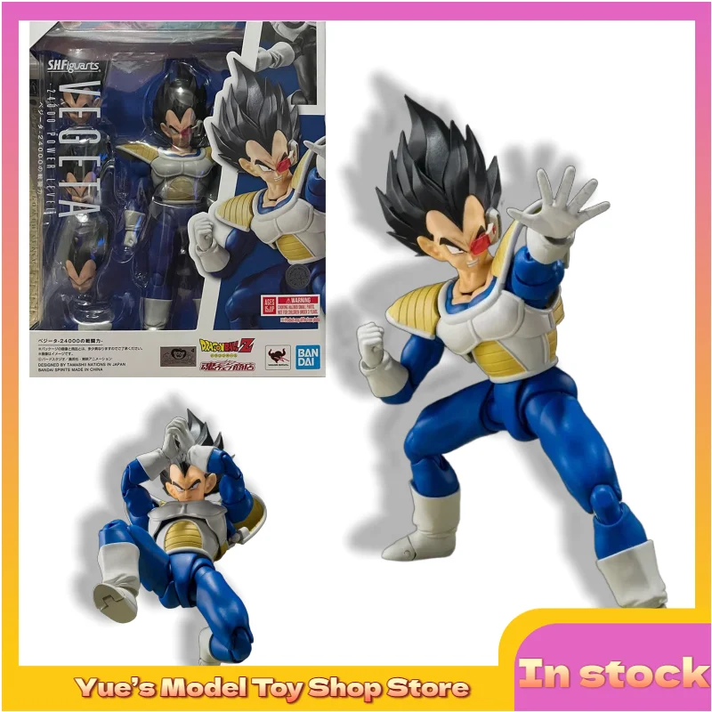 

【In Stock】Bandai Soul Limited SHF Dragon Ball Z Vegeta Bieda 24000 Combat Power Action Figure Anime Model Toy Collection Gift