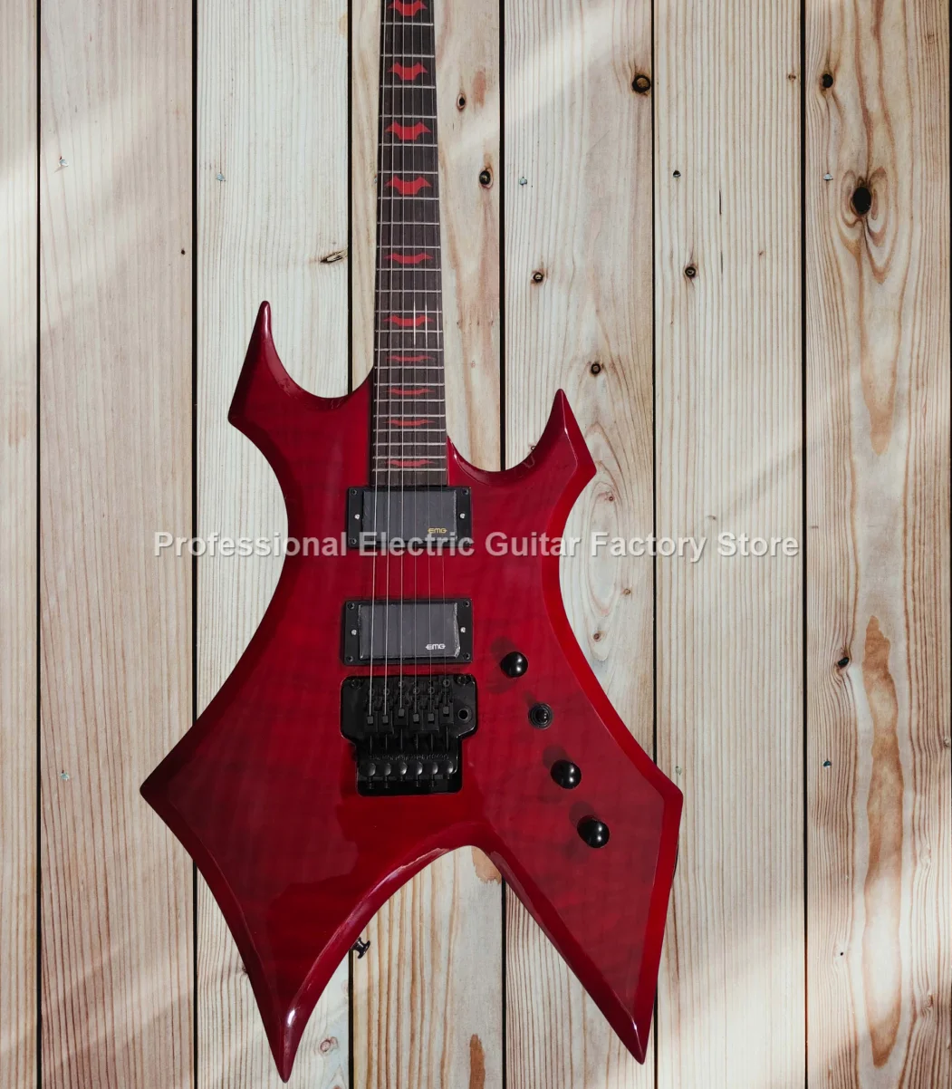 الجسم الصلب الأحمر القوي: الزاوي، EMG هامبوكرز، اهتزاز مزدوج القفل، معدن