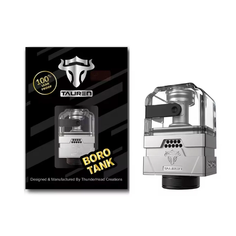 Original ThunderHead Creations Tauren Boro Tank 510 Thread Single Coil Electronic Cigarettes Atomizer for Tauren Mech Boro Mod