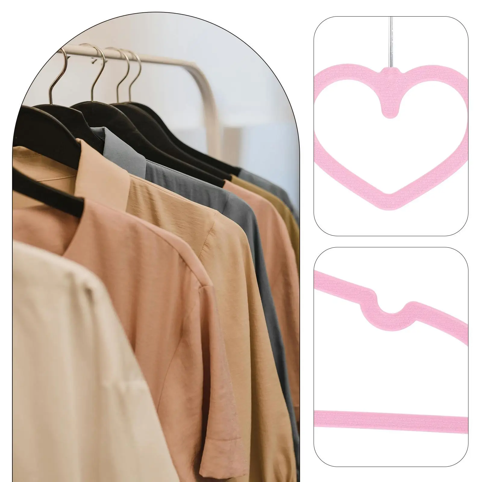 

20 PCS Hanger Non-Slip Pant Hangers Coat Practical Simple Child Blouses for Women