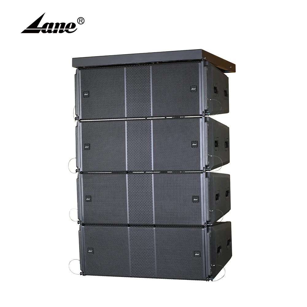 Lane PRO212M High Quality Performance Linear System Sound Reinforcement Dual 12 inch Waterproof Passive Line Array Speakers