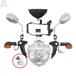 Fit For Yamaha FZ6 Fazer 2004-2010 Motorcycle Headlamp Set Screw Full Fairing Bolts kit Speed Nut Clips Stainless Steel 2006