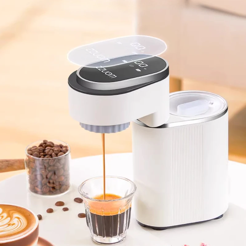 Portable Italian Coffee Machine Lightweight Semi-automatic Home Espresso Machine Small Mini Portable Travel Coffee Machine - Image 2