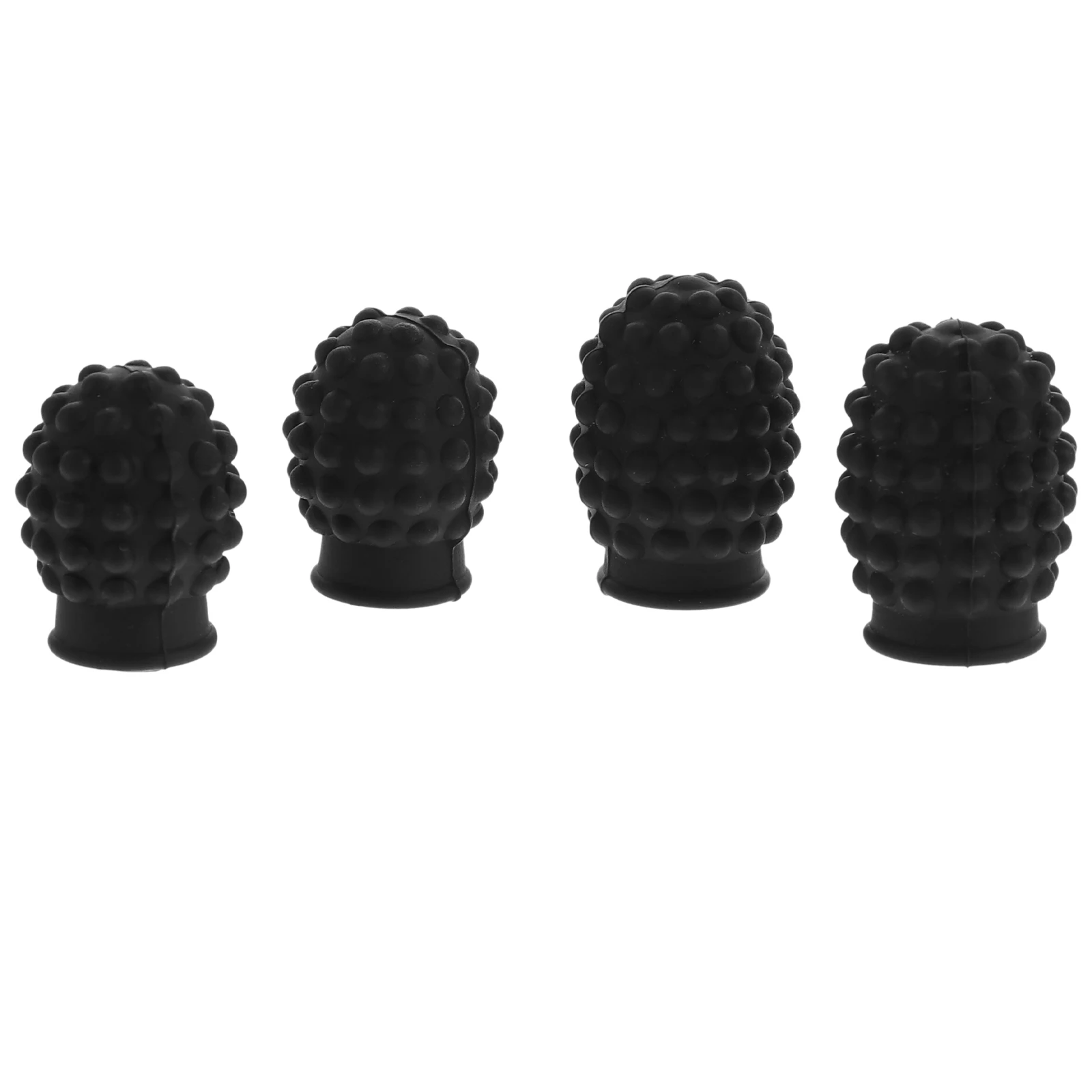 

4 Pcs Accessories Drumstick Protector Drumsticks Silica Gel Practice Covers for Beginner