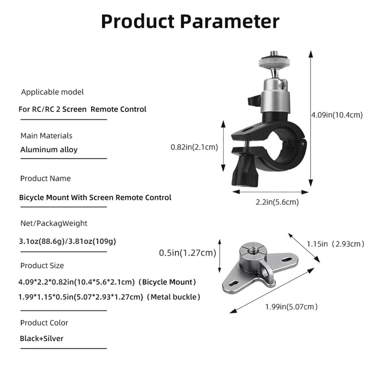 Efisien untuk RC RC2 Remote Control Sepeda Pemegang Bar Tangan Mount