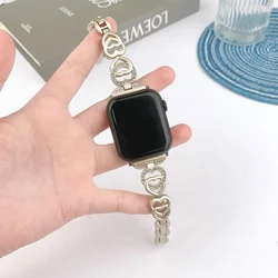 Metal Strap for Apple Watch Ultra 49mm 9 8 7 Band 45mm 41mm Women Stainless Steel Bracelet iWatch Series 6 5 4 SE 44mm 42mm 40mm