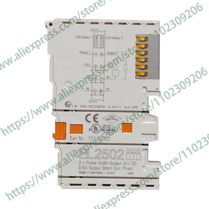 ใหม่ Original Plc Controller EL2502 Moudle ทันทีการจัดส่ง