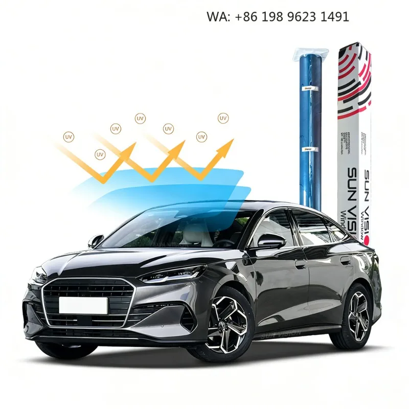 Wholesale Privacy Car Solar Film High Heat Rejection 100% UV Block HD Clarity Anti-Explosion Interior Protection Factory Direct