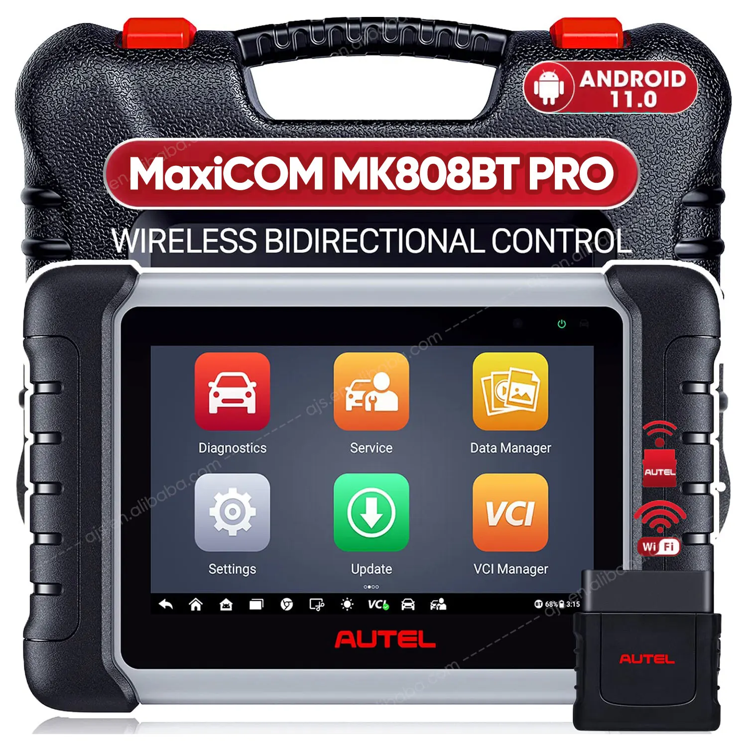 Официальный магазин Autel Maxicom MK808BT Pro 2, диагностический инструмент Autel, сканер, многоязычный алтарь Maxicom MK808BT MK808S Pro