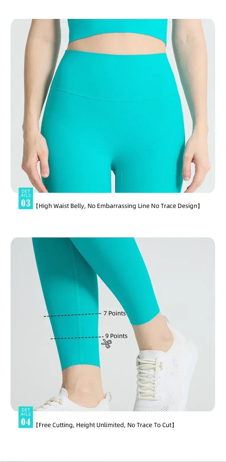 Einfarbige Weiche Damen-Sportanzüge mit Rückenkreuzdesign, Stoßfestes Sport-Top, Hochelastische Fitness-Leggings, Lauf- und Yoga-Sportsets – Detail 8