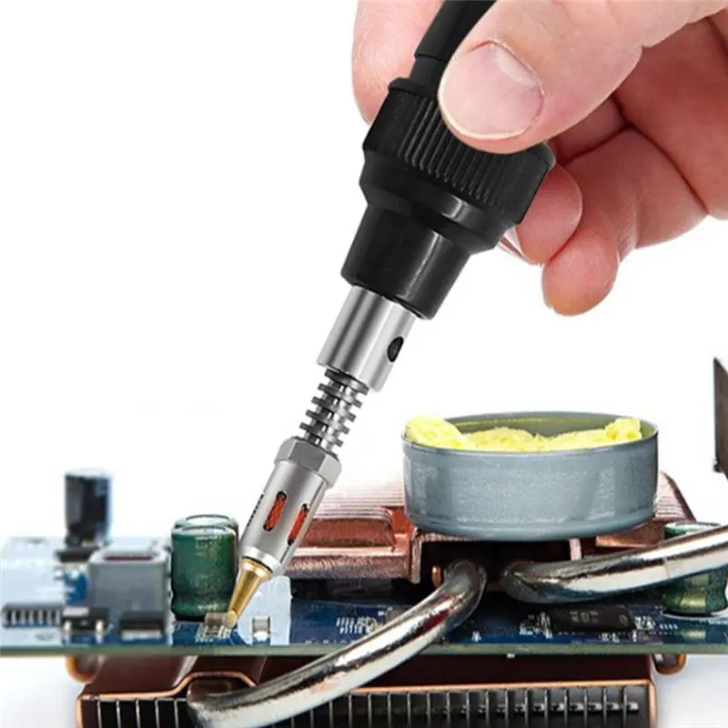A23E-1300℃ Celsius Butane 3 In 1 Gas Soldering Iron Cordless Butane Gas Welding Pen Welding Pen Burner Welding Kit
