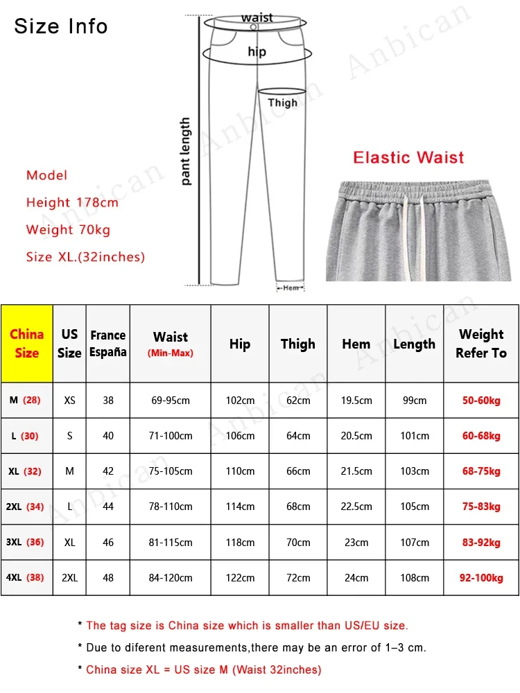 Winter Fleece Sweatpants Men Korean Fashion Stretch Waist Wide Leg Straight Loose Track Pants Thick/Heavy Knit Warm Trousers