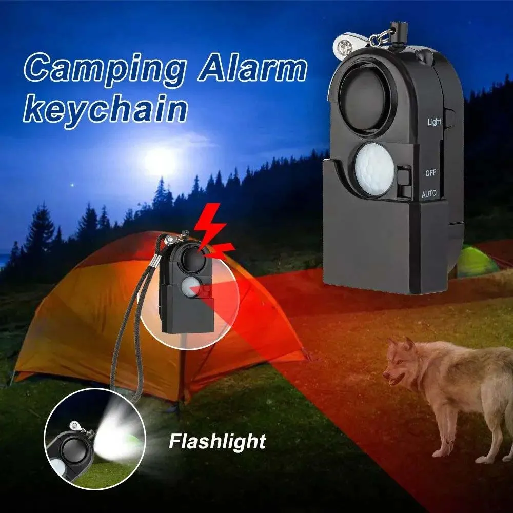 ZK30 Portable Mini Motion Detector Alarm 120DB Siren SOS LED Light Security Alarm For Travel Home Kids Safe Personal Alarms