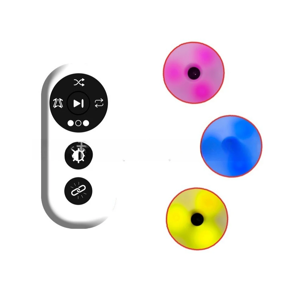 

2025 Hot-selling Intelligent Reaction Training Light Children's Football Basketball Speed Remote Control 3 Light Version