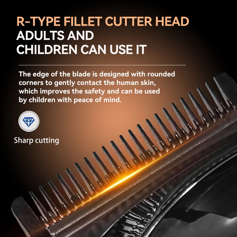 آلة تشذيب الشعر من كيمي قابلة لإعادة الشحن ، آلة قص الشعر ، ماكينة حلاقة احترافية ، استخدام الحلاق ، دورة في الدقيقة ،