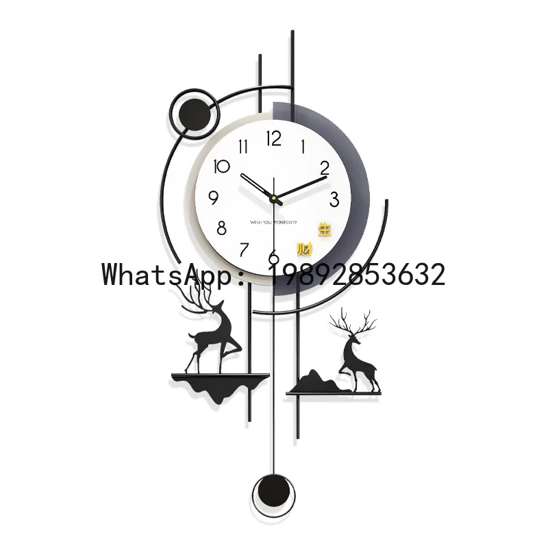 

Современные простые часы PYJ для гостиной, стильный дизайн, новинка 2026 года, креативный декор для дома.