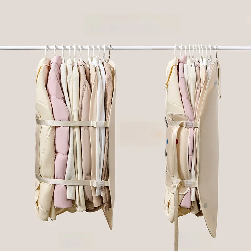 

Dustproof Clothes Storage Board Wardrobe Organizer for Coats down Jackets FGODA Cartoon Series Popular with Masses