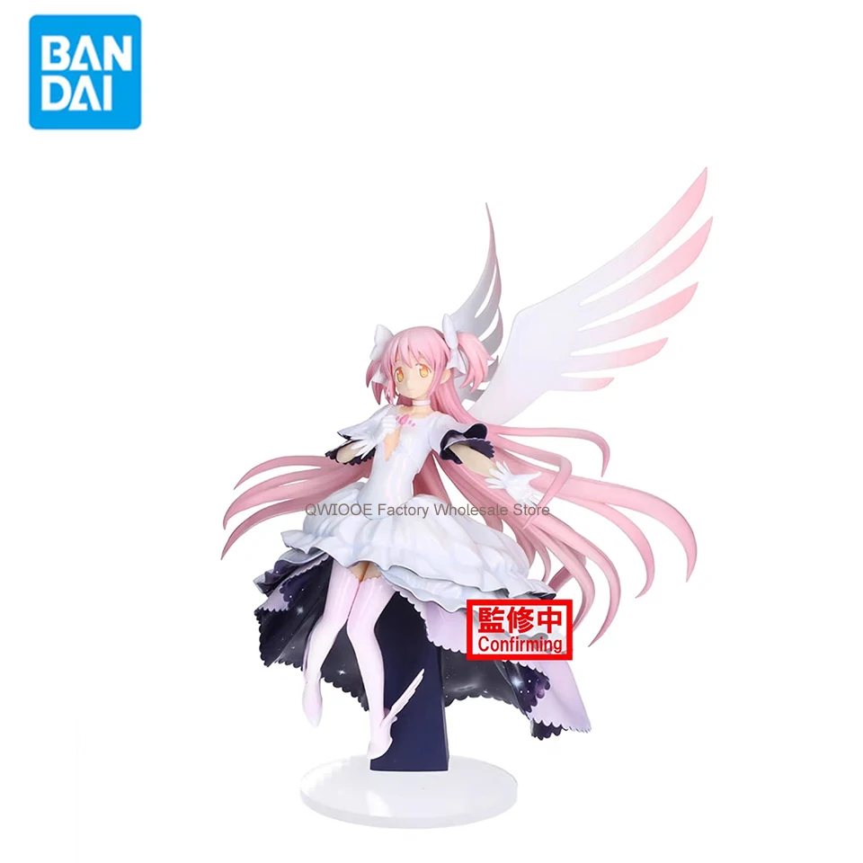Original Banpresto Madoka Magica 20 cm Madoka Kaname figura de acción juguetes de modelos coleccionables QWIOOE venta al por mayor Envío Directo