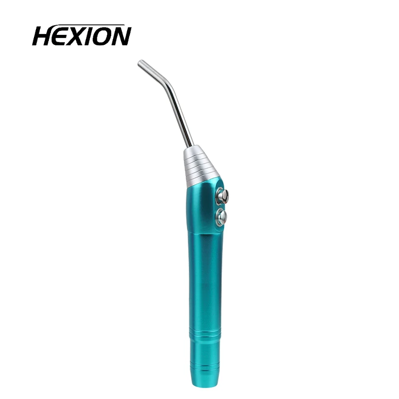 Dental 3 Way Air Water Syringe Gun Spray Handpiece With 2 Nozzles Tips For Dentistry Lab Clinic