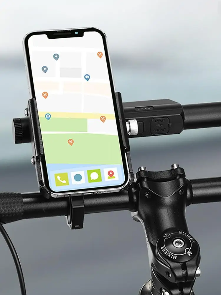 AliExpress NONE 23cm Bicycle Handlebar Extender Lamp 6 Modes Adjustable Waterproof Bike Handlebar Extension Rack With LED Light Bike Accessories