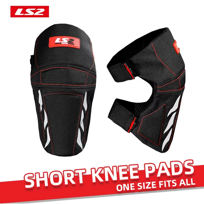 

LS2 Original Motorcycle Knee Pads Protective Motocross Racing Knee Equipment Thickened Guard Joelheira Anti-slip MTB Riding Knee
