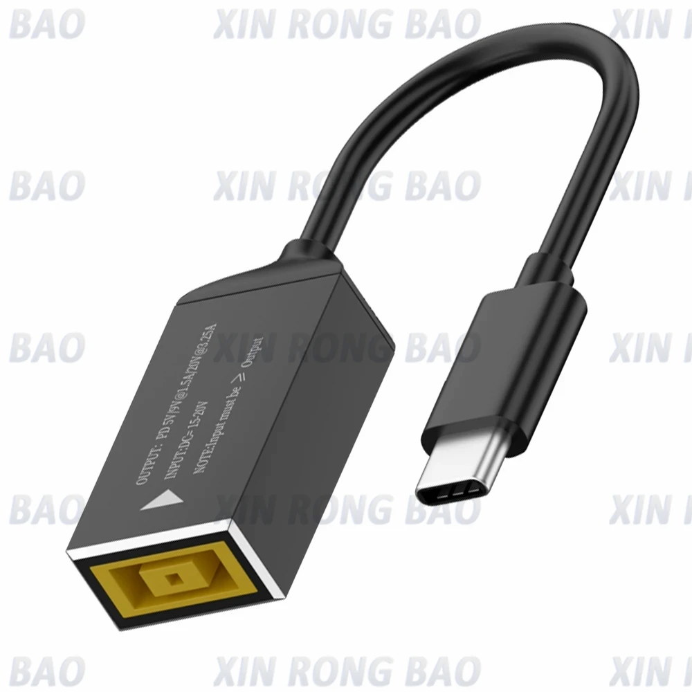 Imagem -06 - Adaptador de Cabo de Carregamento Rápido pd dc para Usb c Conversor tipo c 65w 5.5x5.5 mm 7.4x4.5 mm 4.5x3.0 mm