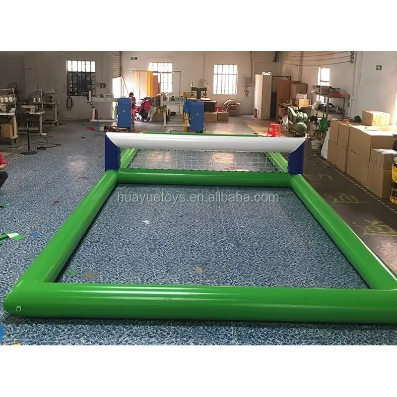 Inflatable Water Volleyball Court Sealed Beach Pool Game High Quality Floating Play Area for Outdoor Summer Fun Adults Kids